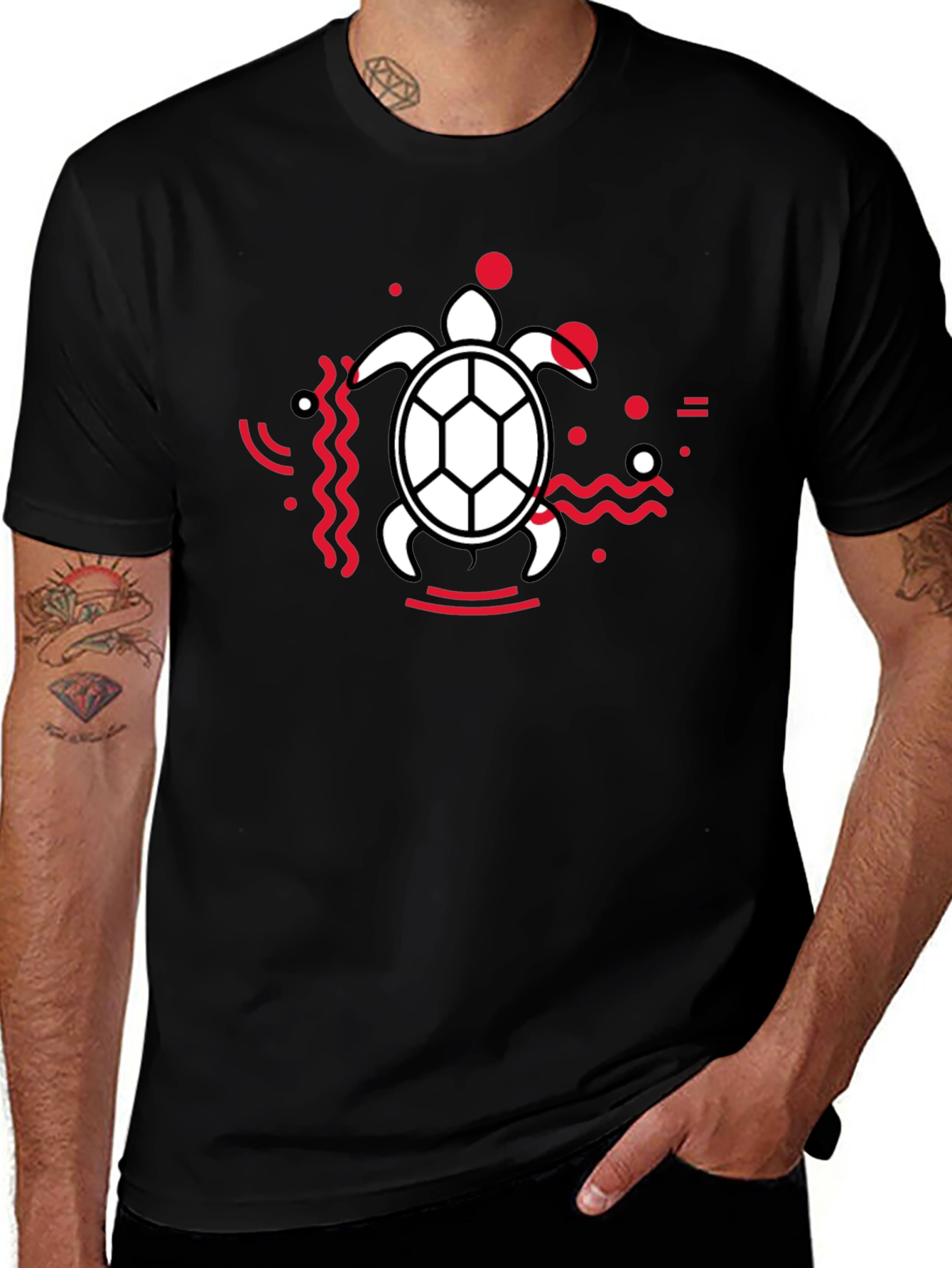 Turtle Graphic Tee - Modern Design
