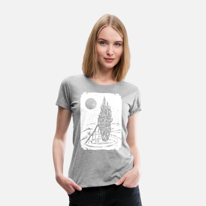 Vintage Fairy tail Castle sea