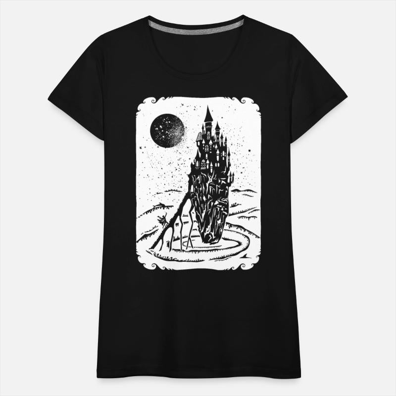 Vintage Fairy tail Castle sea