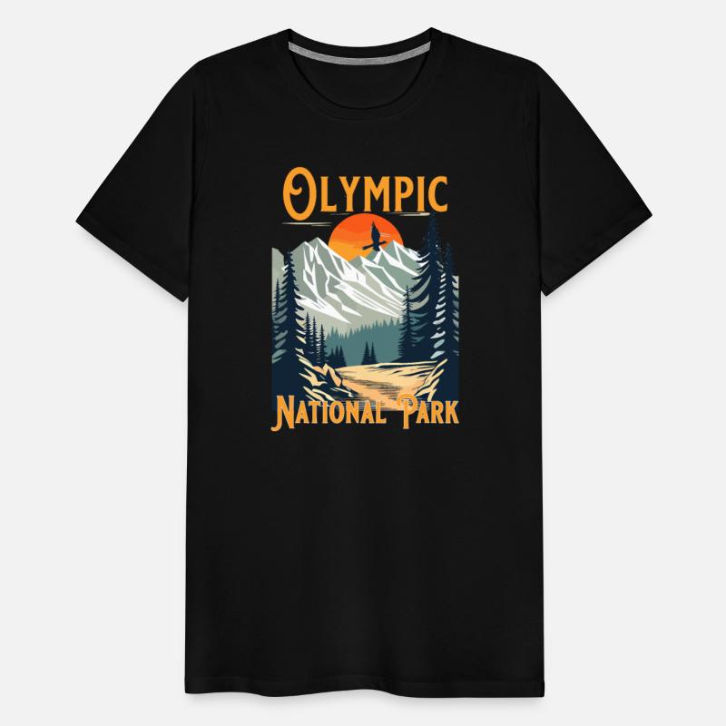 Vintage Olympic National Park Souvenir Hiking