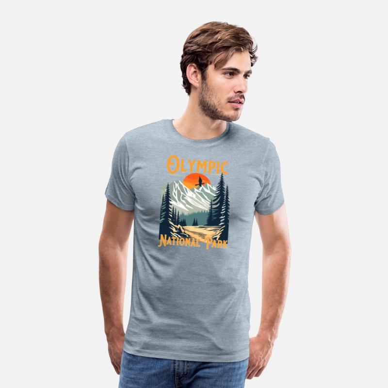 Vintage Olympic National Park Souvenir Hiking
