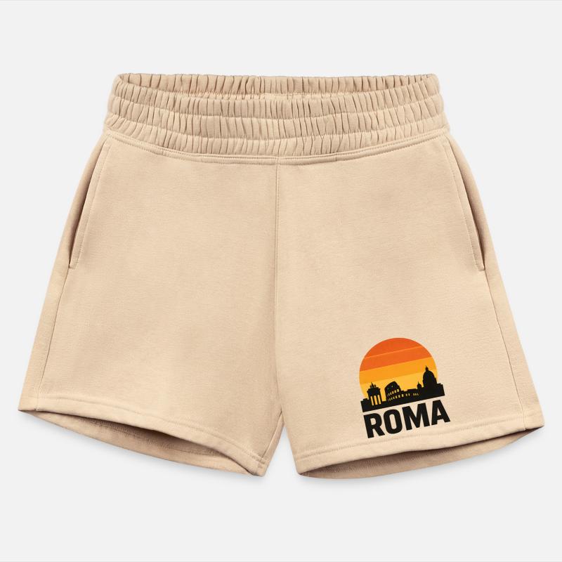 Vintage Rome Skyline Sunset Design
