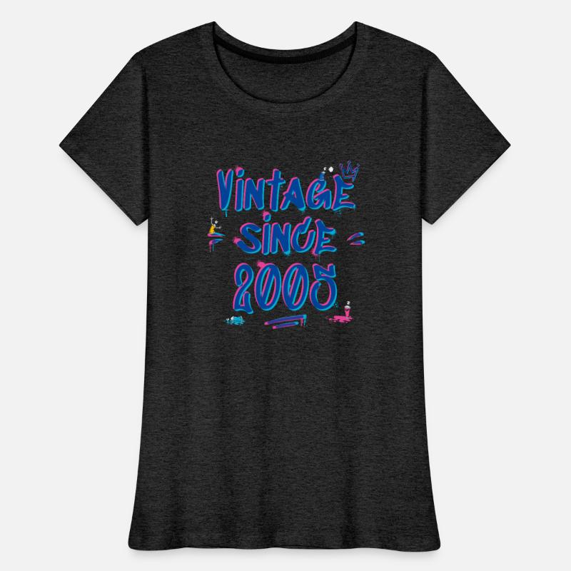 Vintage Since 2005 Graffiti Glitch 20th Bday