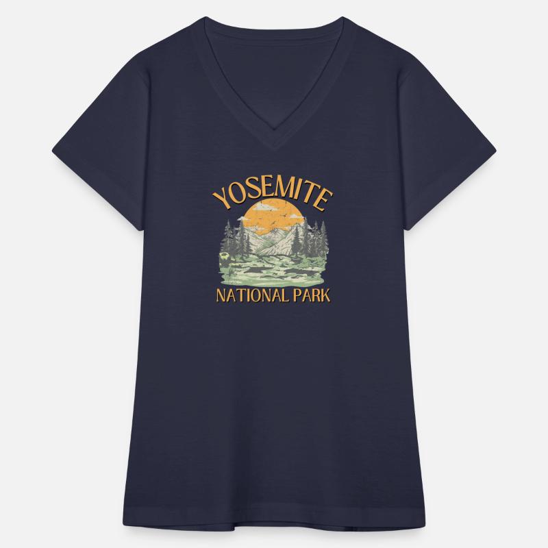 Vintage Yosemite Retro National Park California