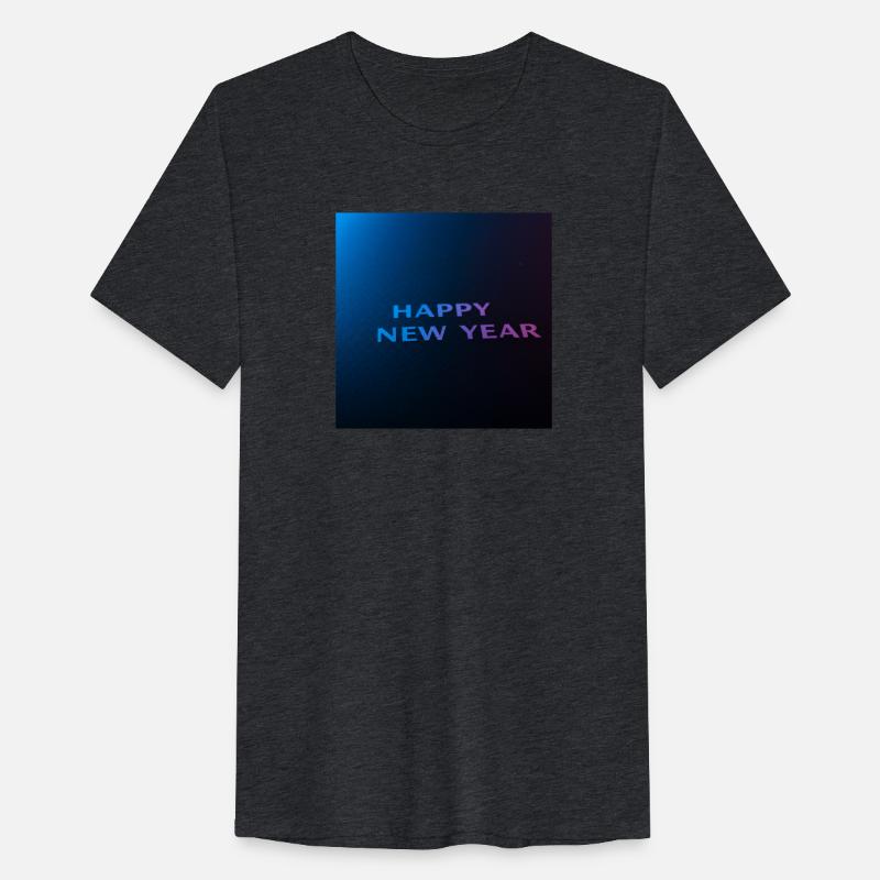 Violet Glitter Happy New Year Design
