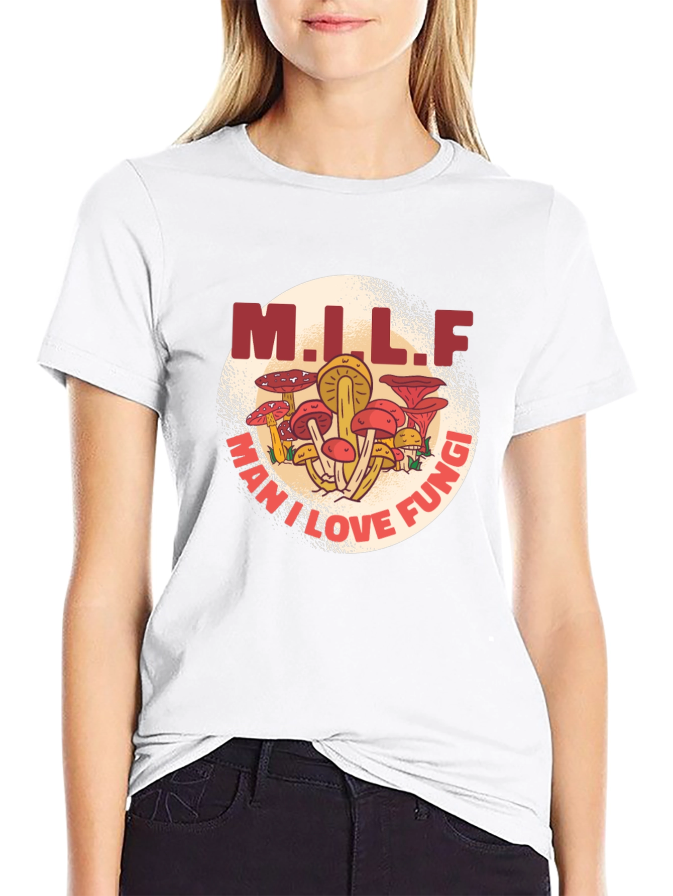 M.I.L.F. May I Love Fungi Graphic T-Shirt