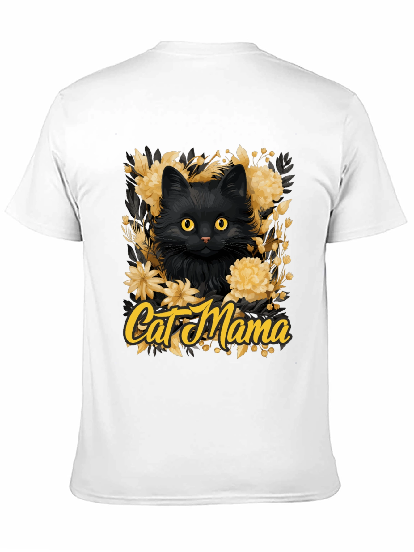 Cat Mama Floral T-Shirt