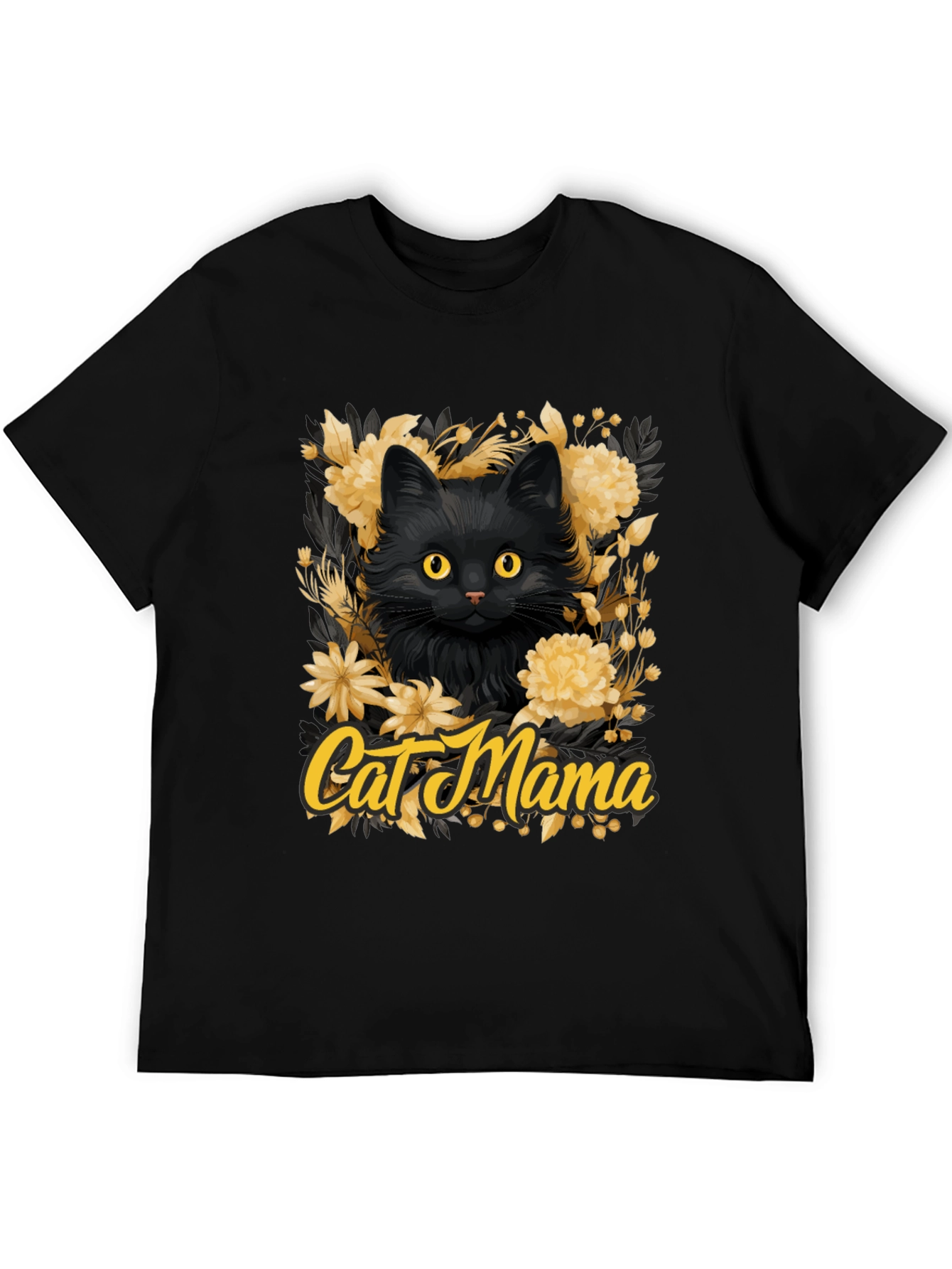 Cat Mama Floral T-Shirt