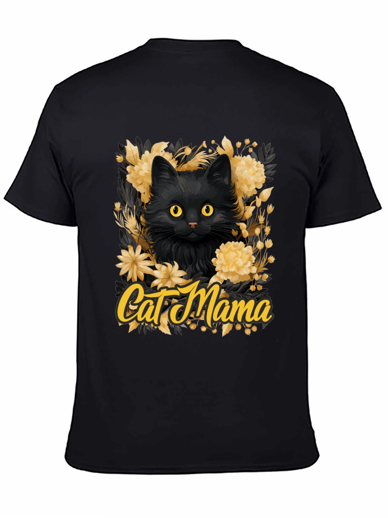 Cat Mama Floral T-Shirt