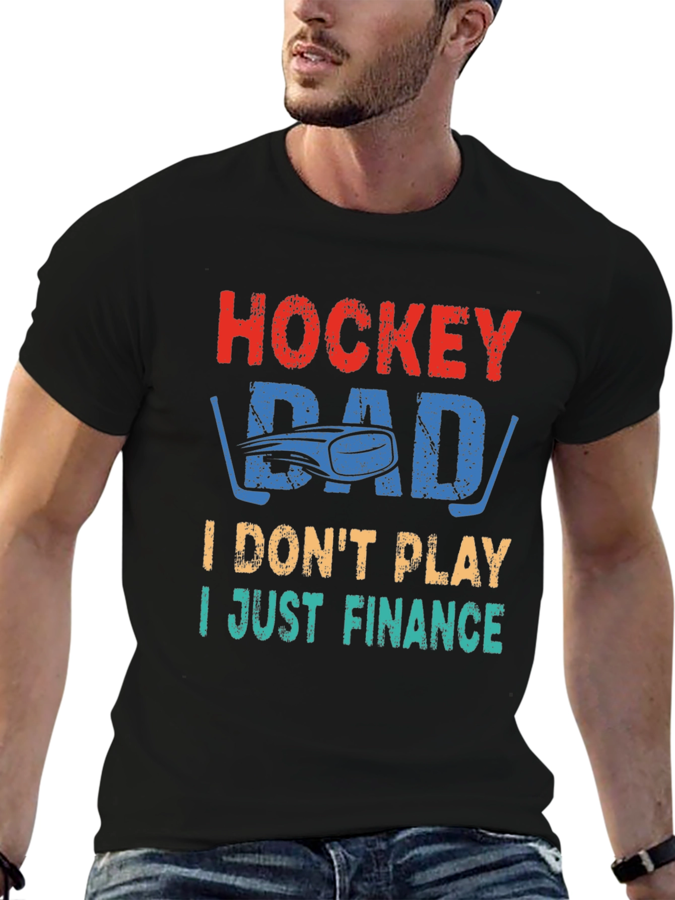 Hockey Dad T-Shirt - I Just Finance