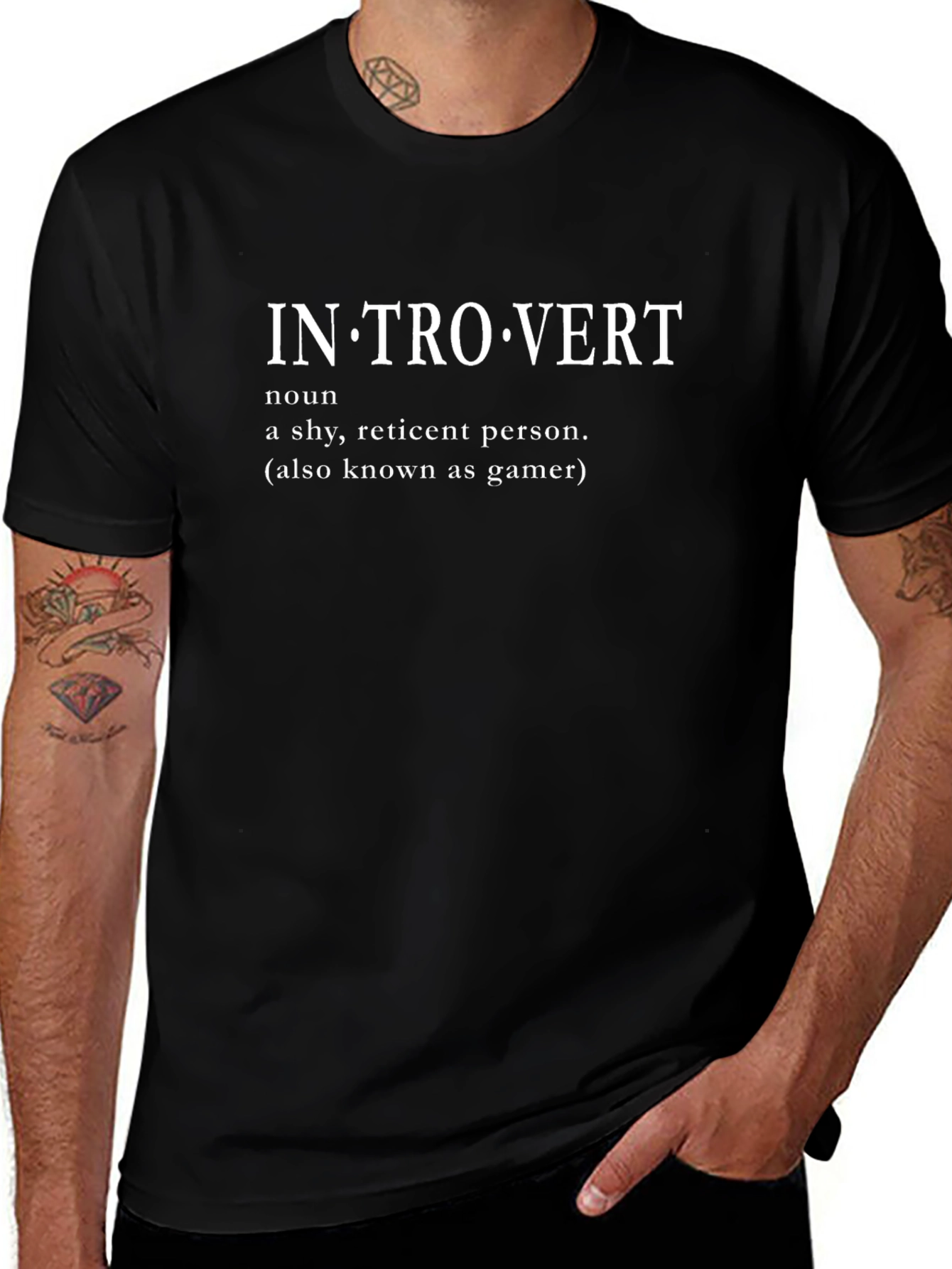 Introvert Definition T-Shirt - Gamer Edition