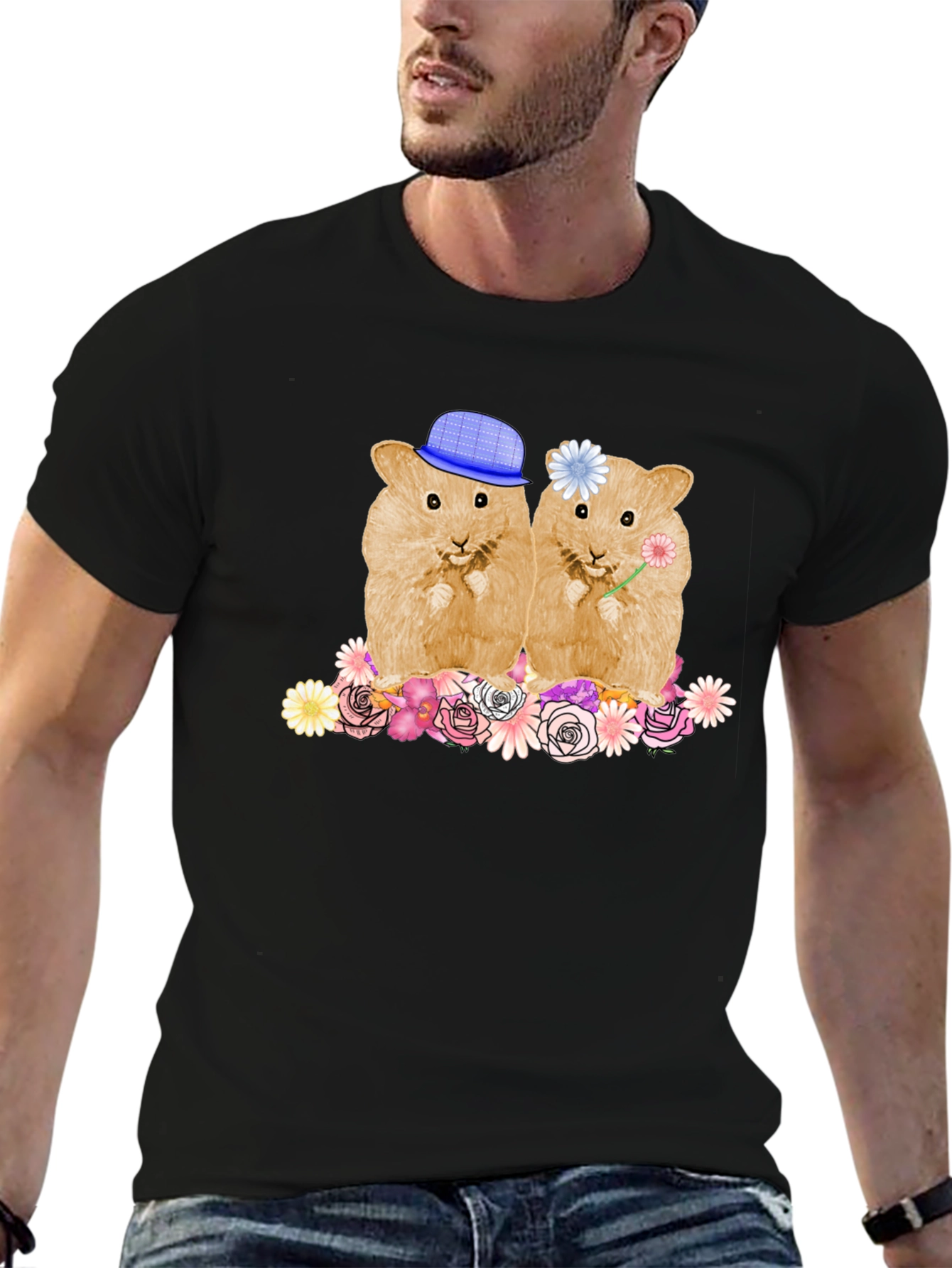 Hamster Couple T-Shirt Cute Animal Tee