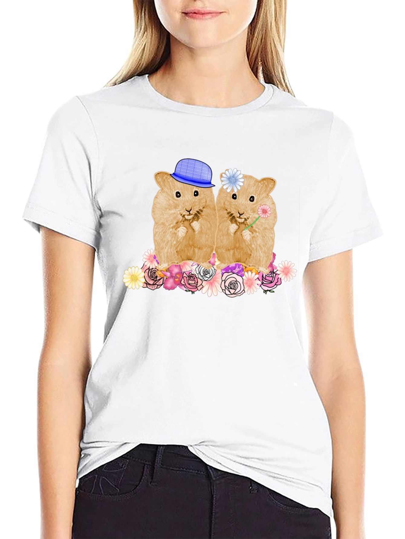 Hamster Couple T-Shirt Cute Animal Tee