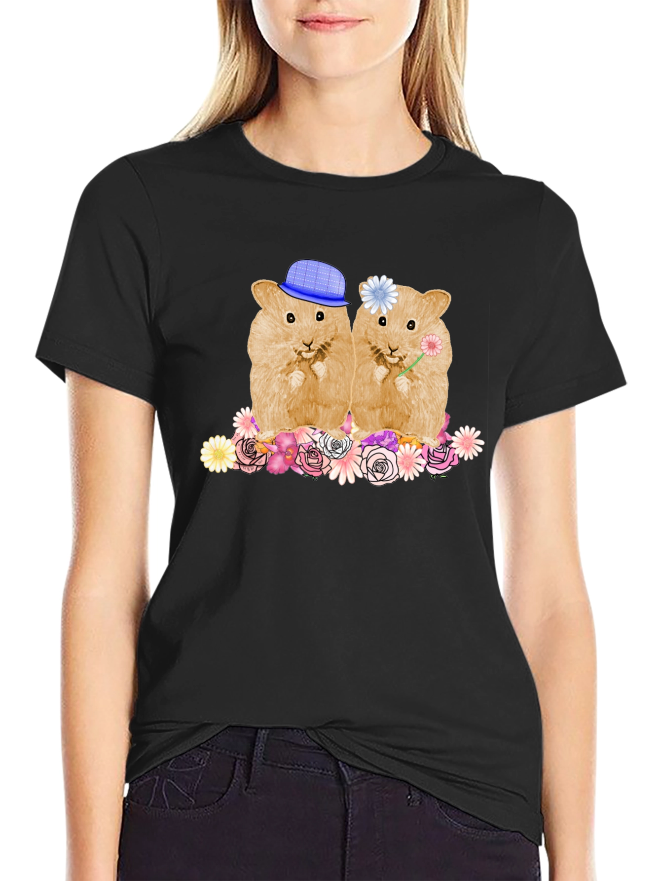 Hamster Couple T-Shirt Cute Animal Tee