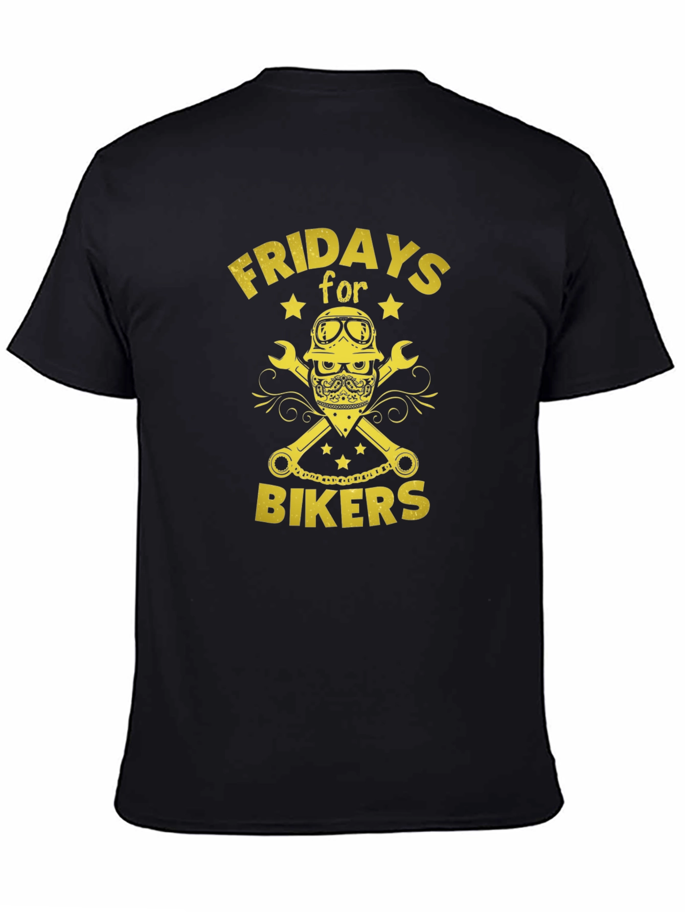 Fridays for Bikers Graphic T-Shirt - Black