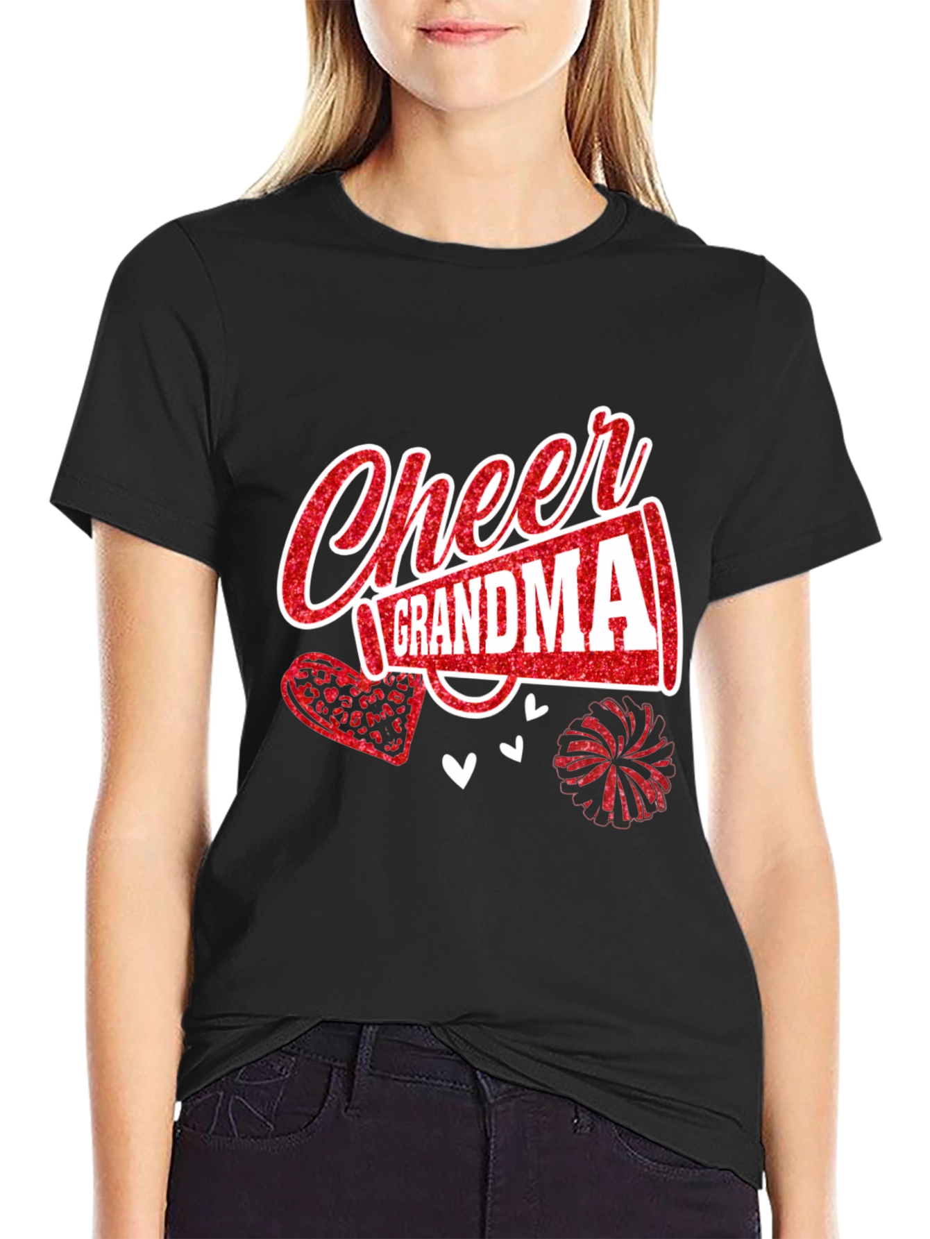 Cheer Grandma Graphic T-Shirt