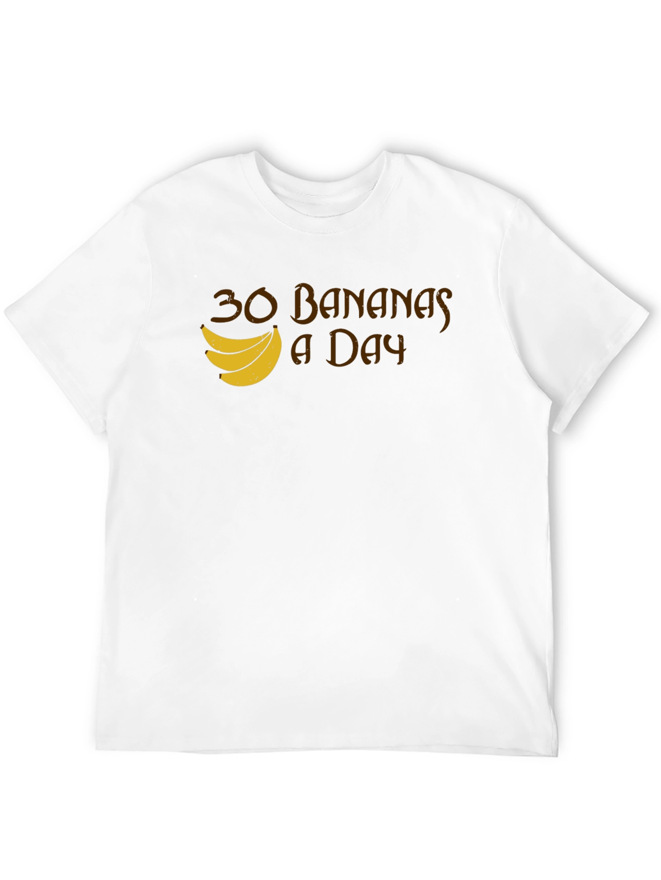 30 Bananas a Day T-Shirt - Funny Fruit Tee
