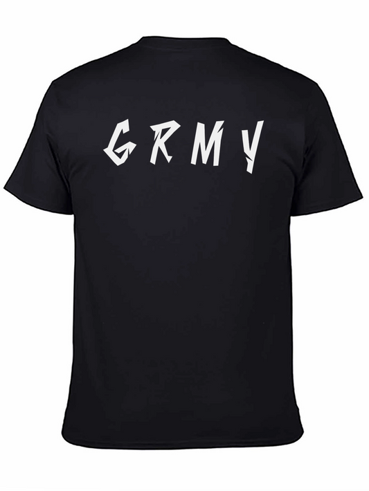 GRMY Black Graphic Tee - Stylish Casual Wear