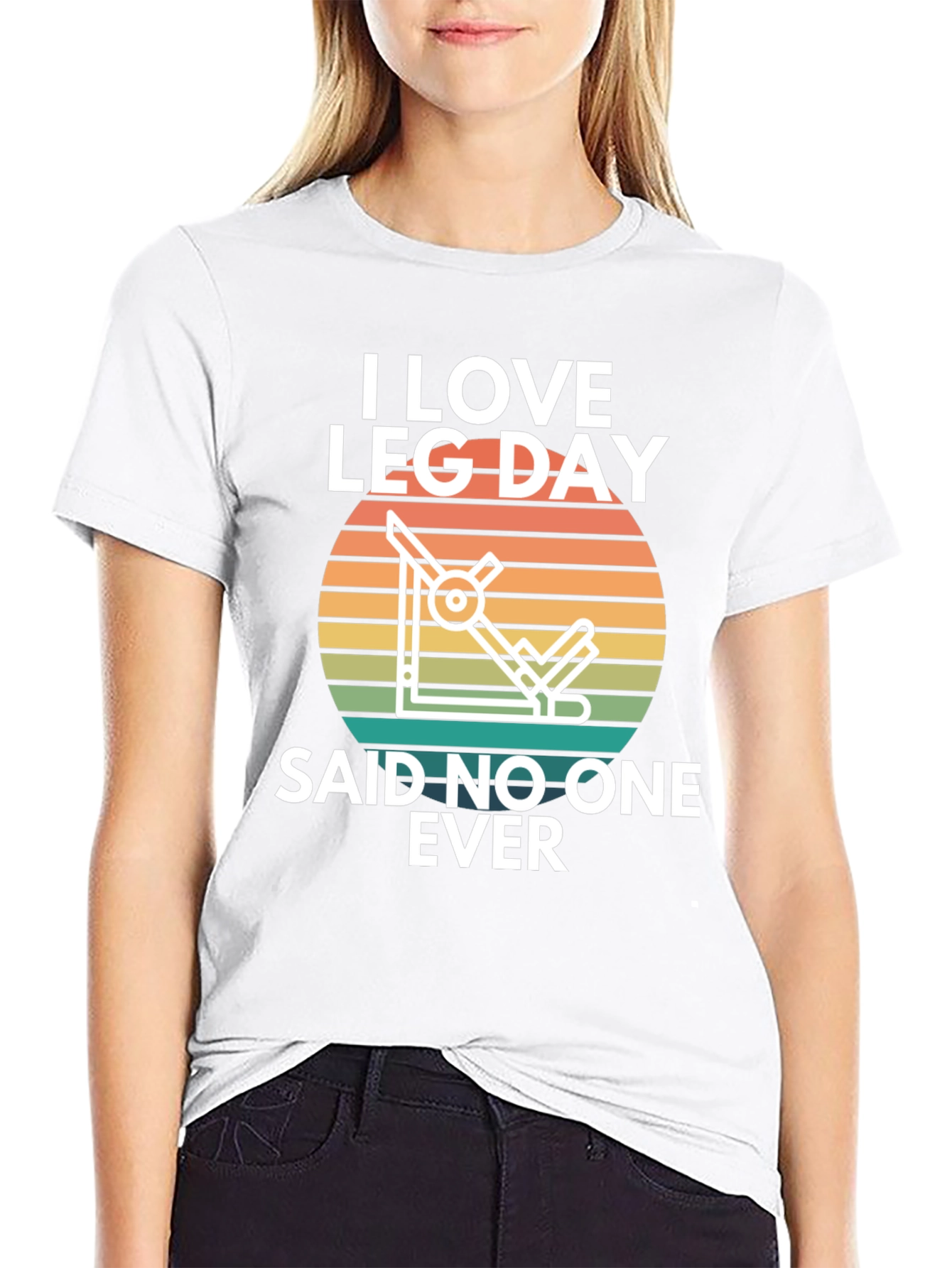 I Love Leg Day - Funny Workout T-Shirt