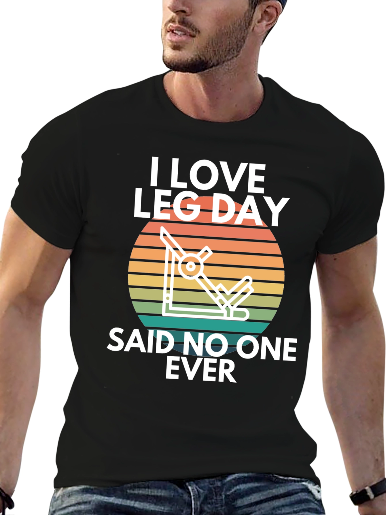 I Love Leg Day - Funny Workout T-Shirt