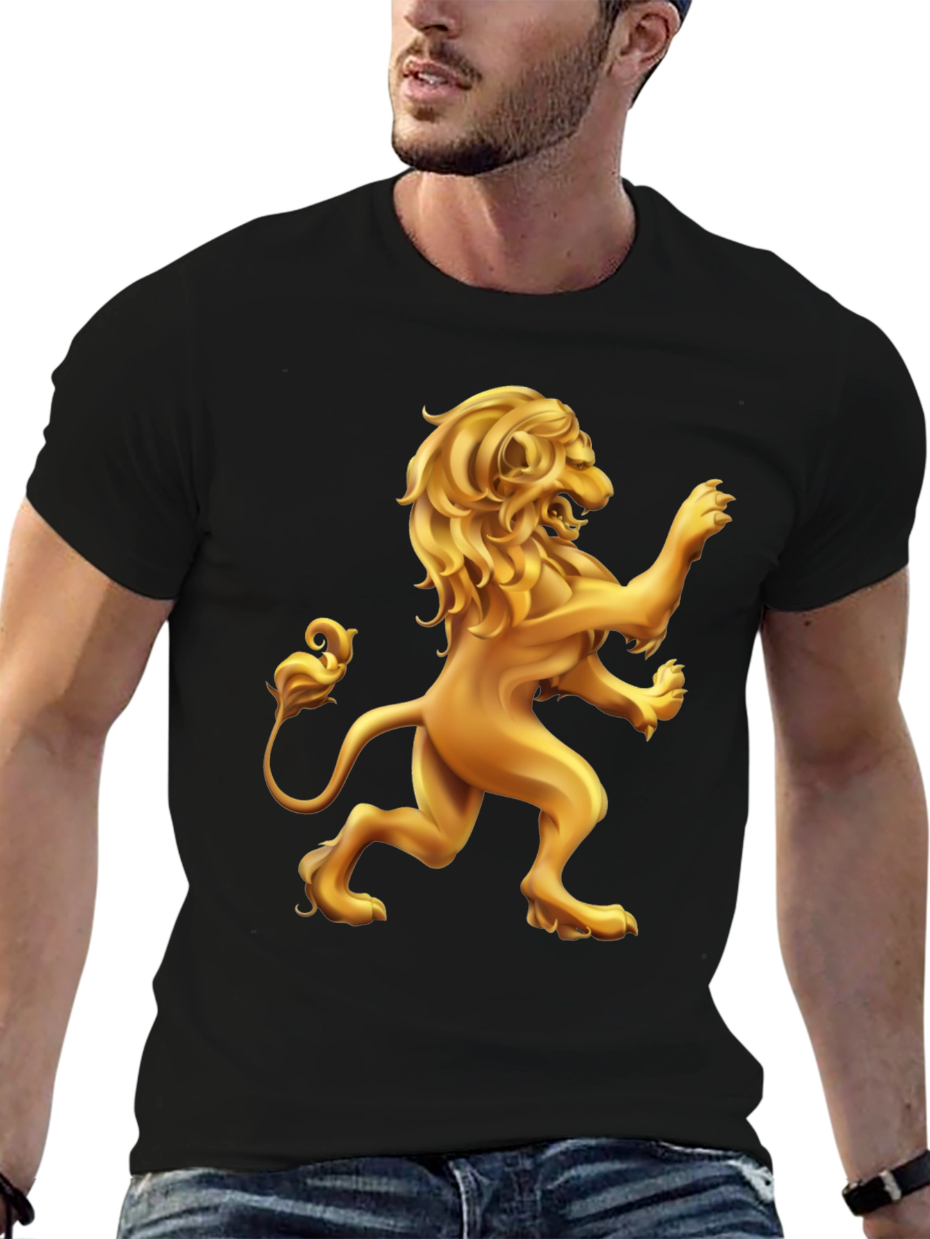 Golden Lion Graphic T-Shirt