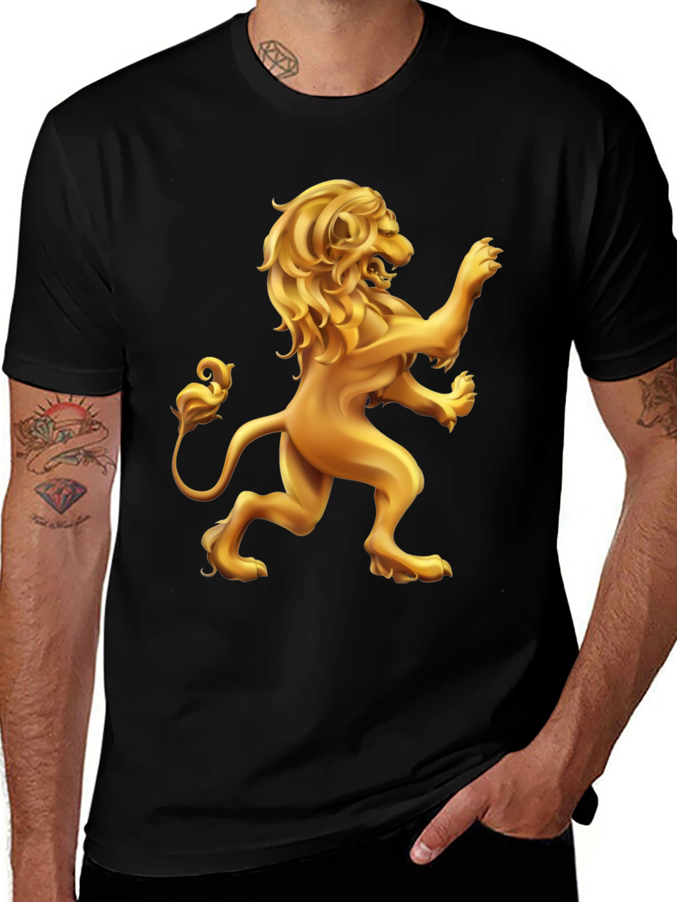 Golden Lion Graphic T-Shirt