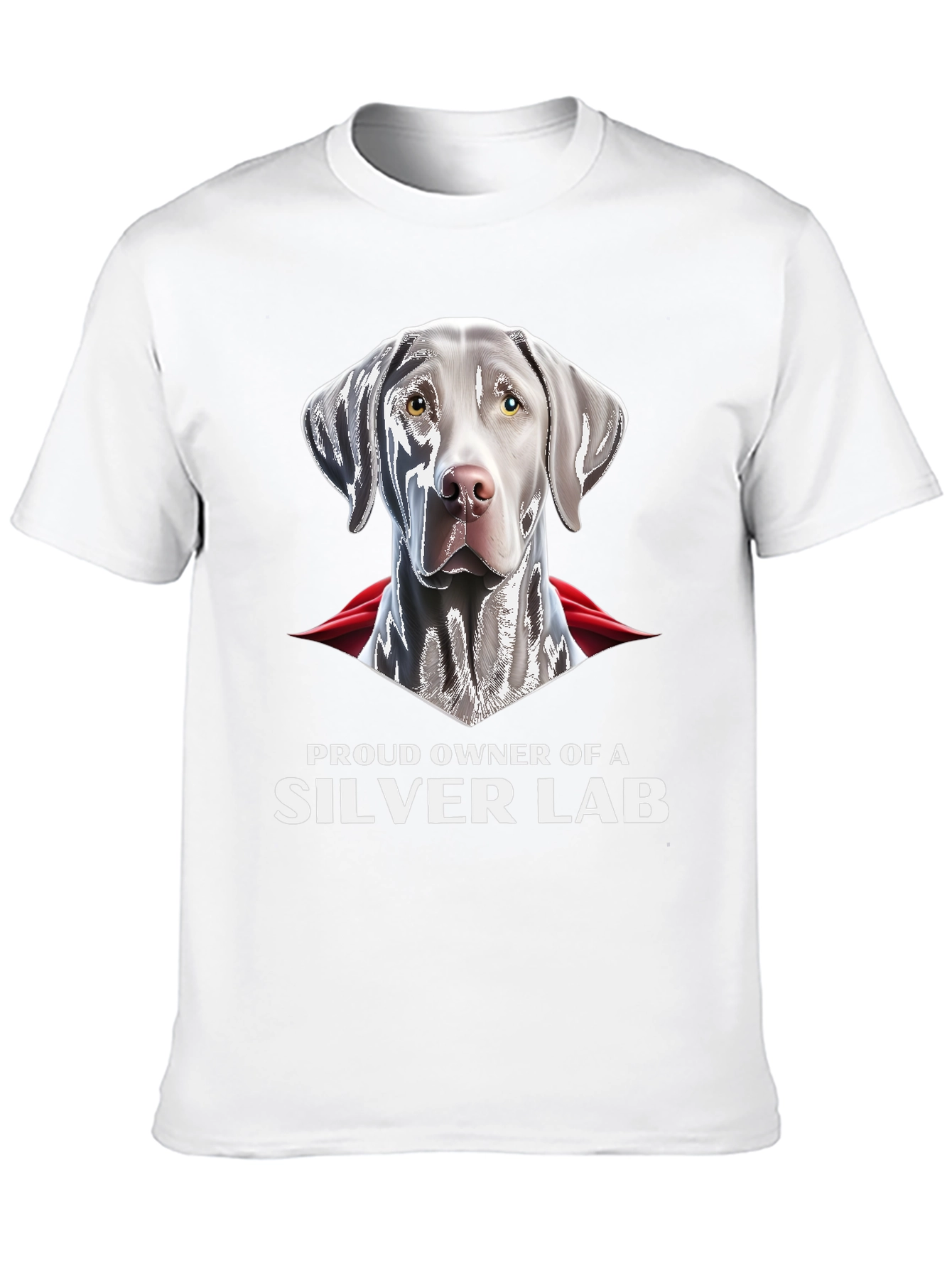 Silver Lab Owner T-Shirt: Dog Lover Gift