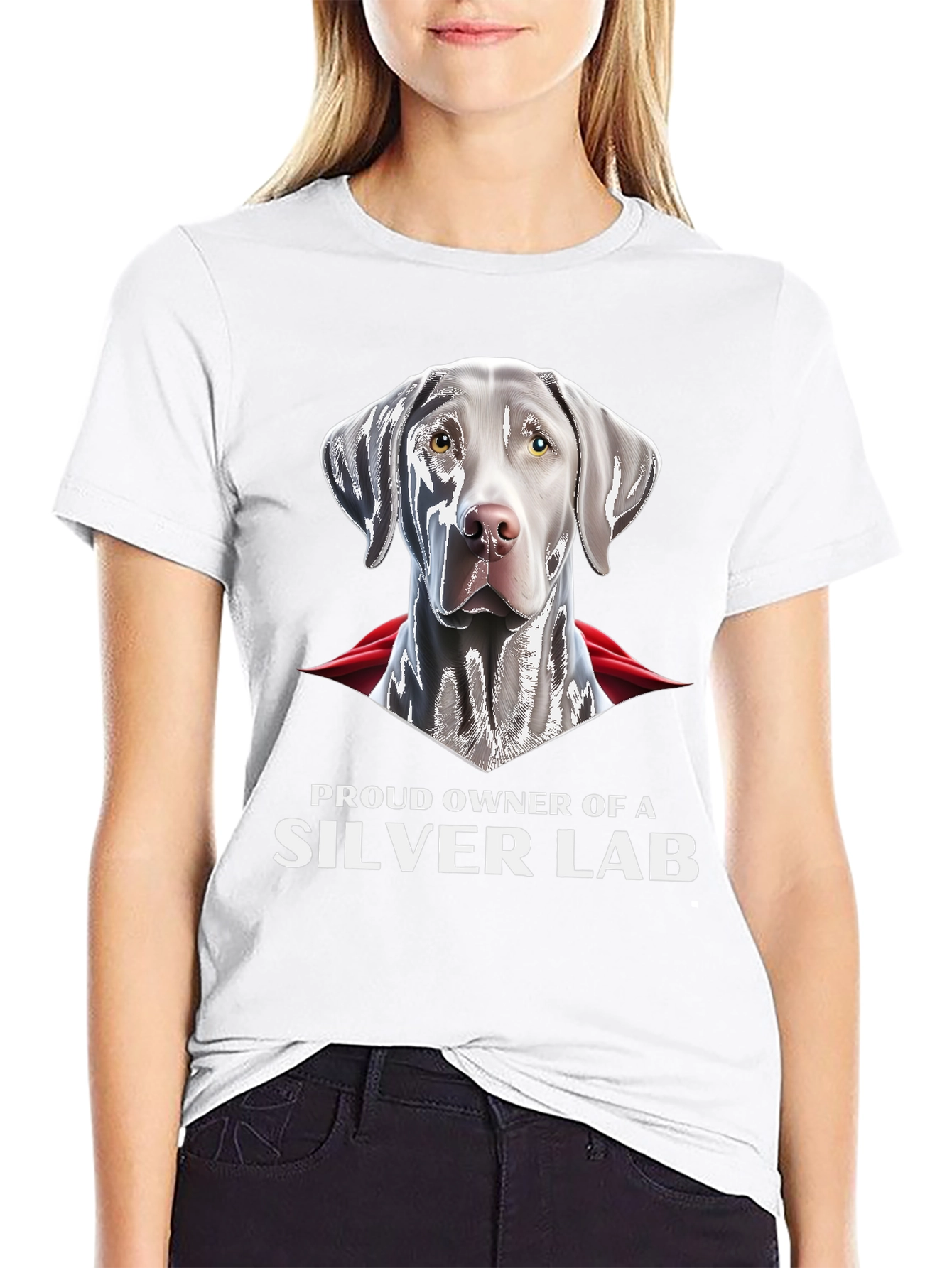 Silver Lab Owner T-Shirt: Dog Lover Gift