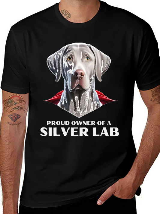 Silver Lab Owner T-Shirt: Dog Lover Gift