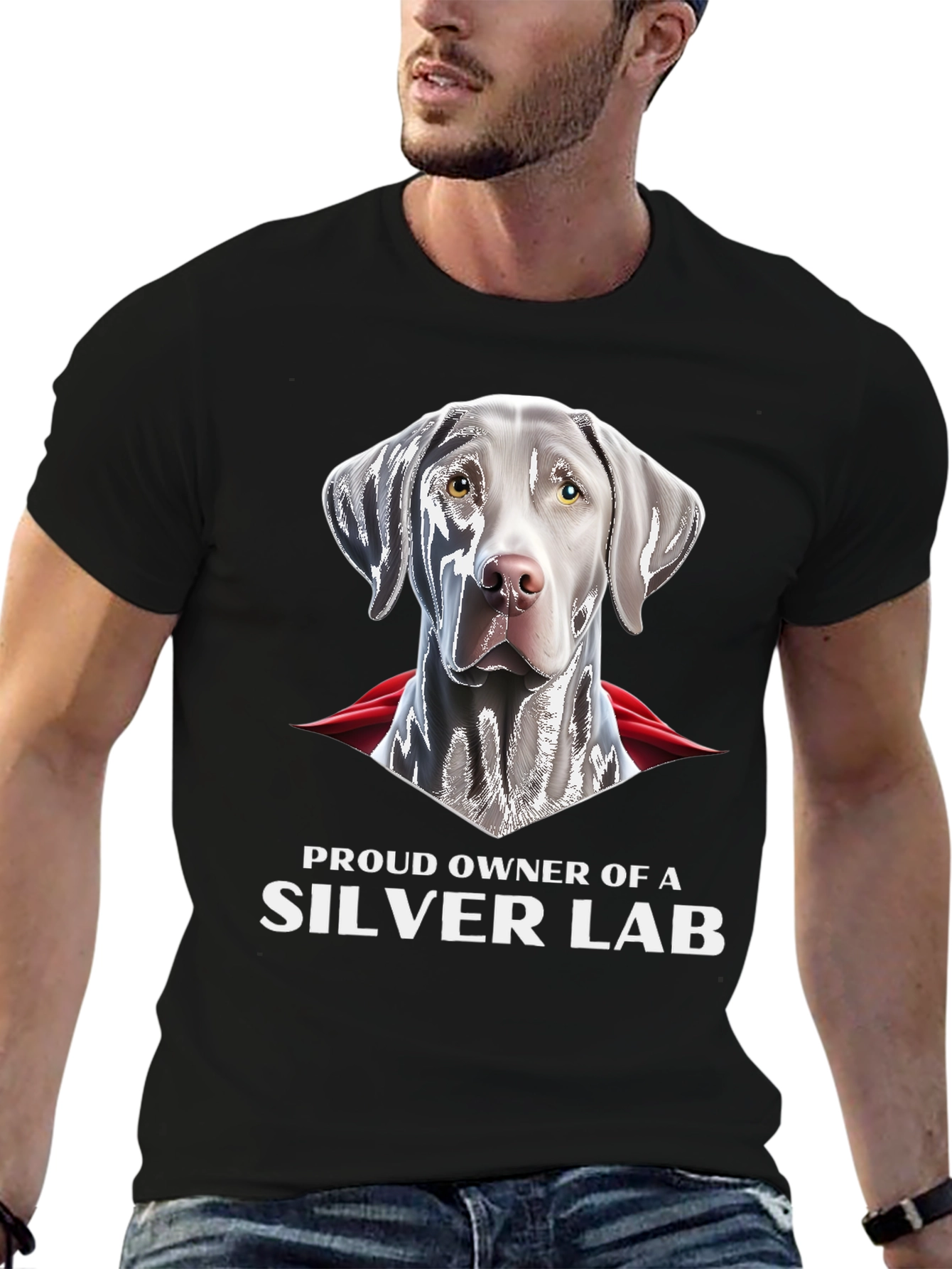 Silver Lab Owner T-Shirt: Dog Lover Gift