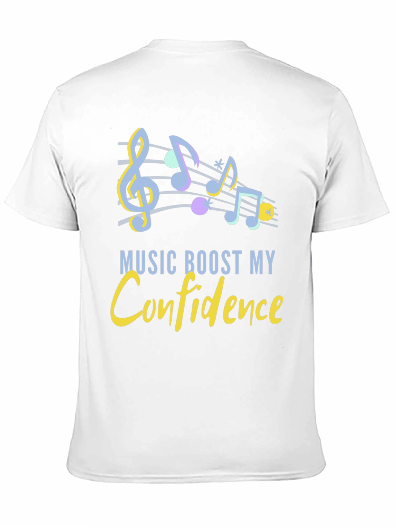 Music Boosts Confidence Graphic T-Shirt