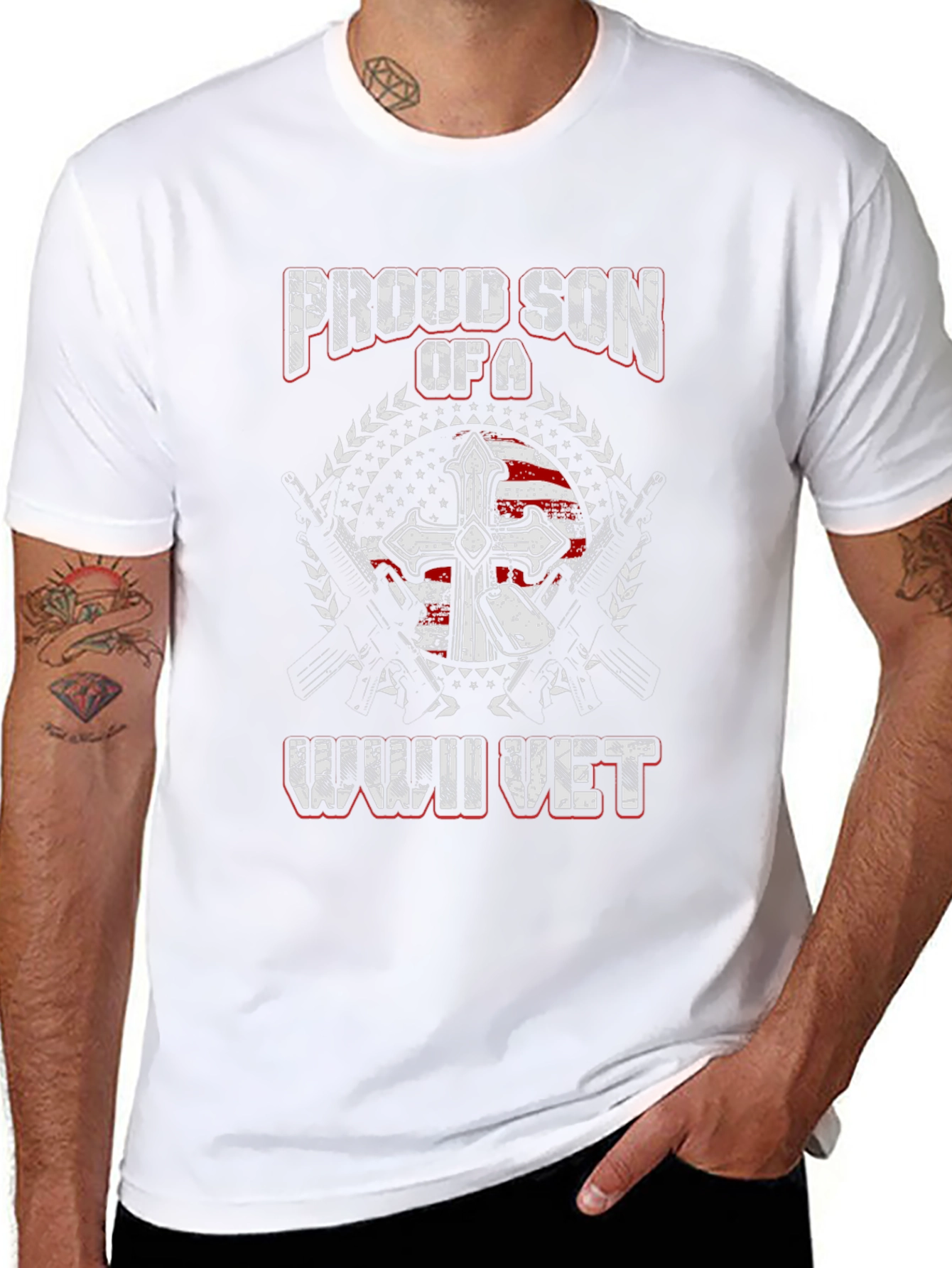 Proud Son of WWII Vet Graphic Tee