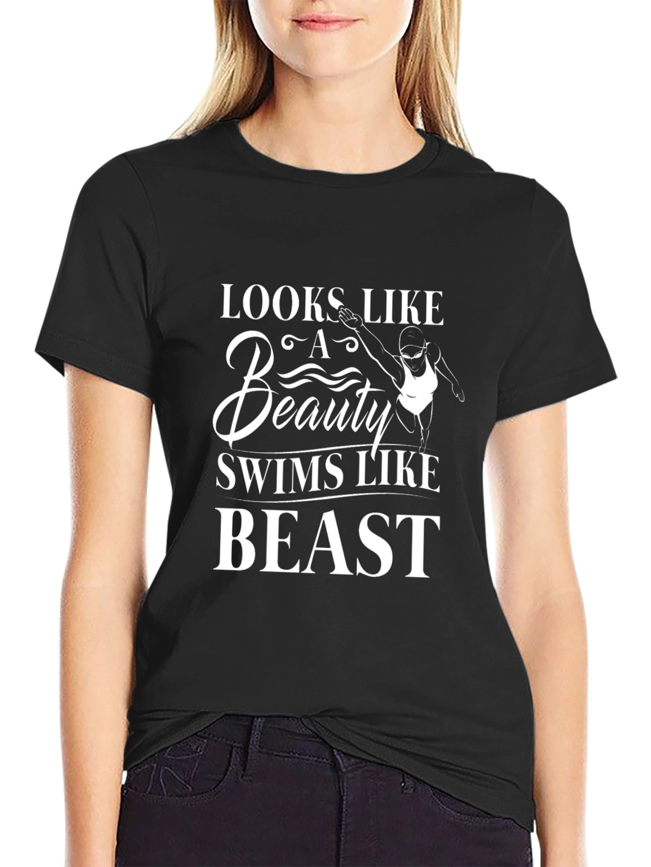Looks Like a Beauty Swims Like a Beast T-Shirt