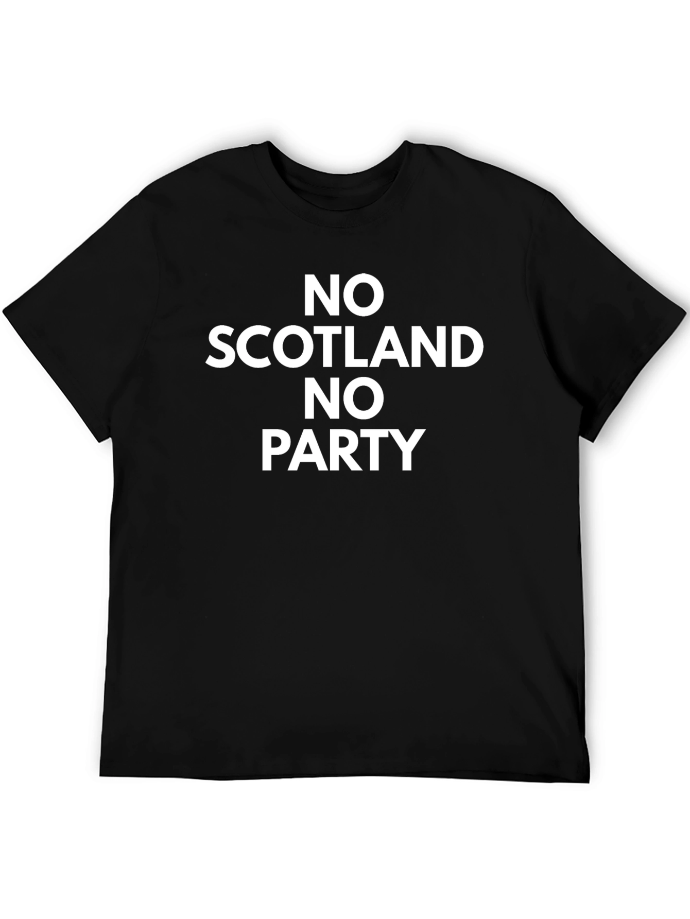 No Scotland No Party T-Shirt Funny Scottish Pride