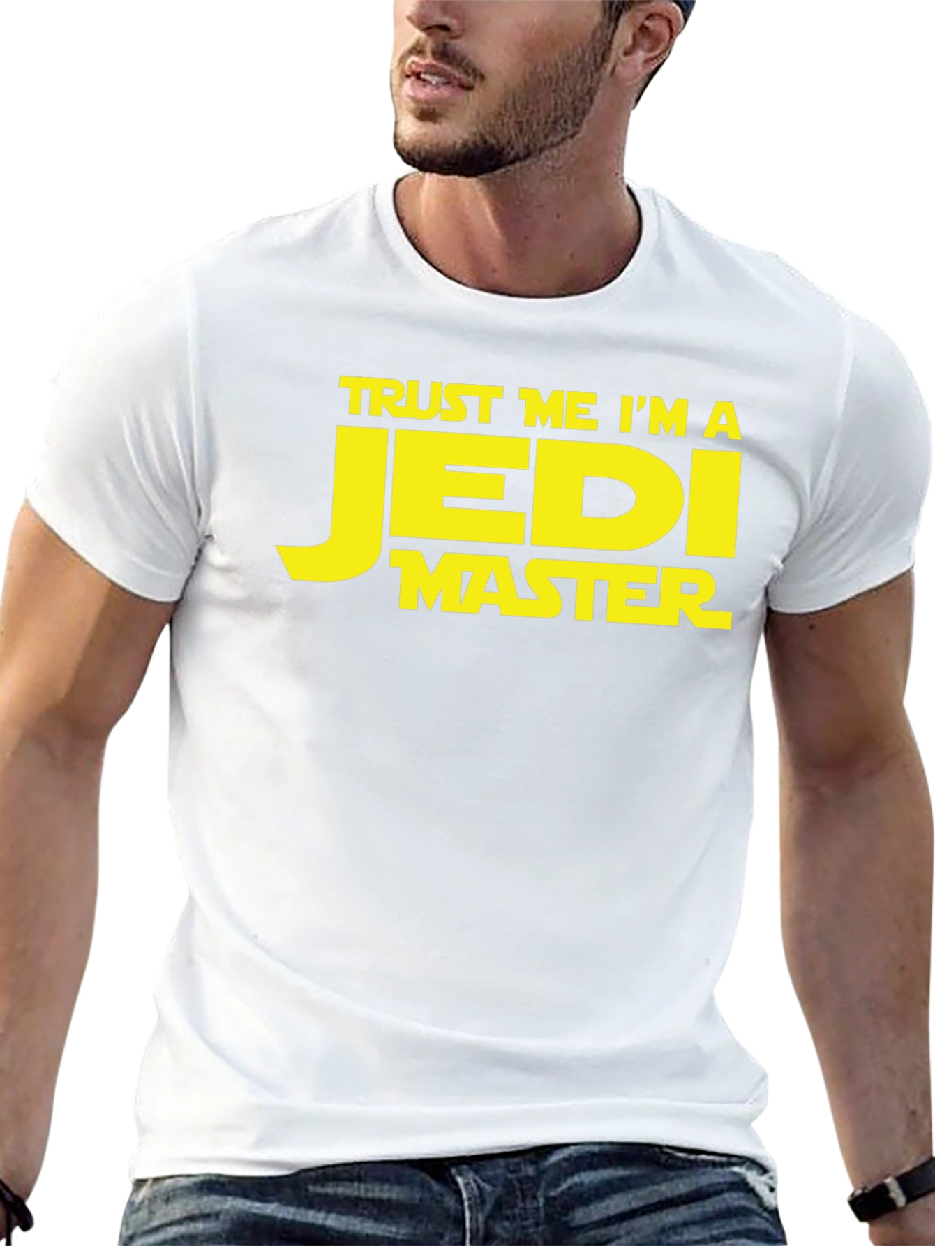 Trust Me Im A Jedi Master Black T-Shirt