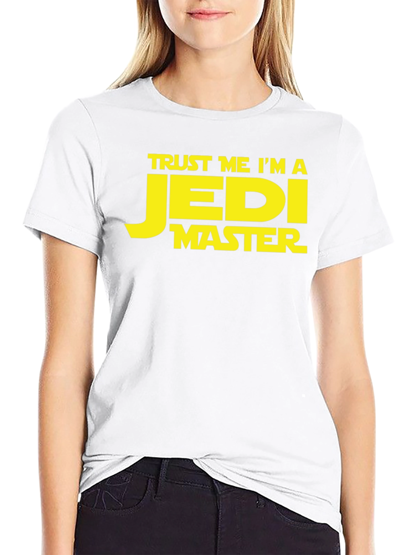 Trust Me Im A Jedi Master Black T-Shirt