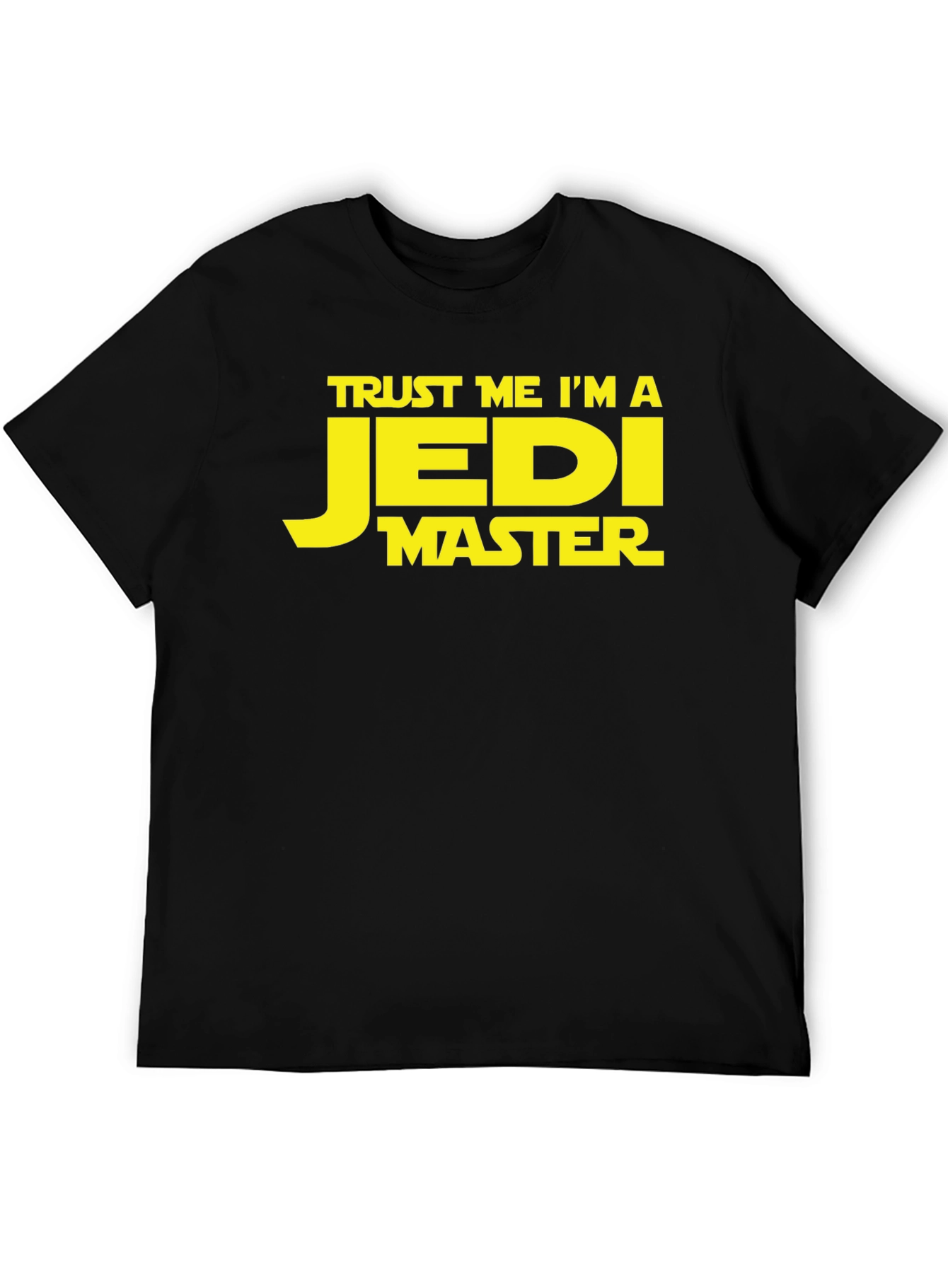 Trust Me Im A Jedi Master Black T-Shirt
