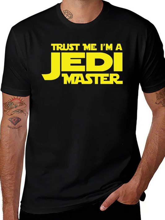 Trust Me Im A Jedi Master Black T-Shirt