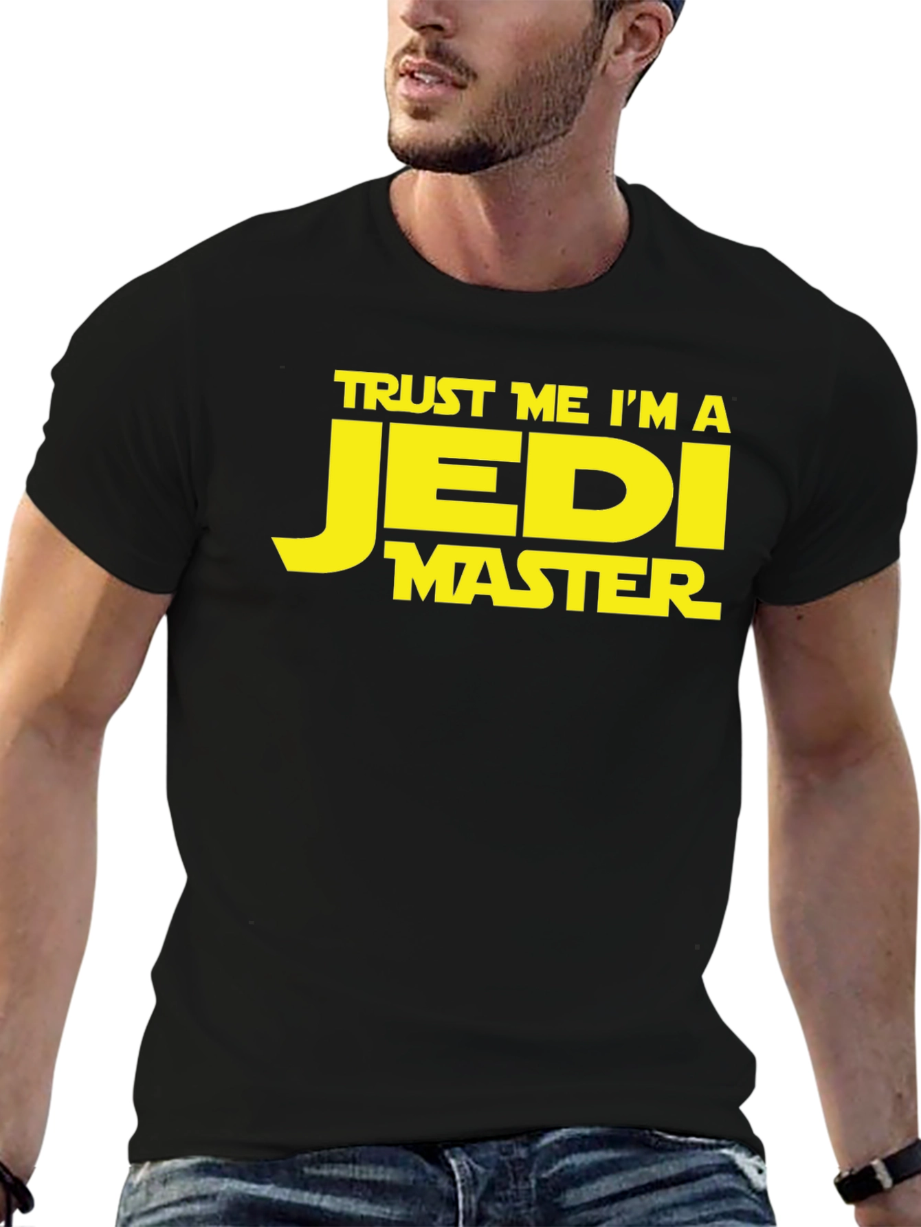 Trust Me Im A Jedi Master Black T-Shirt