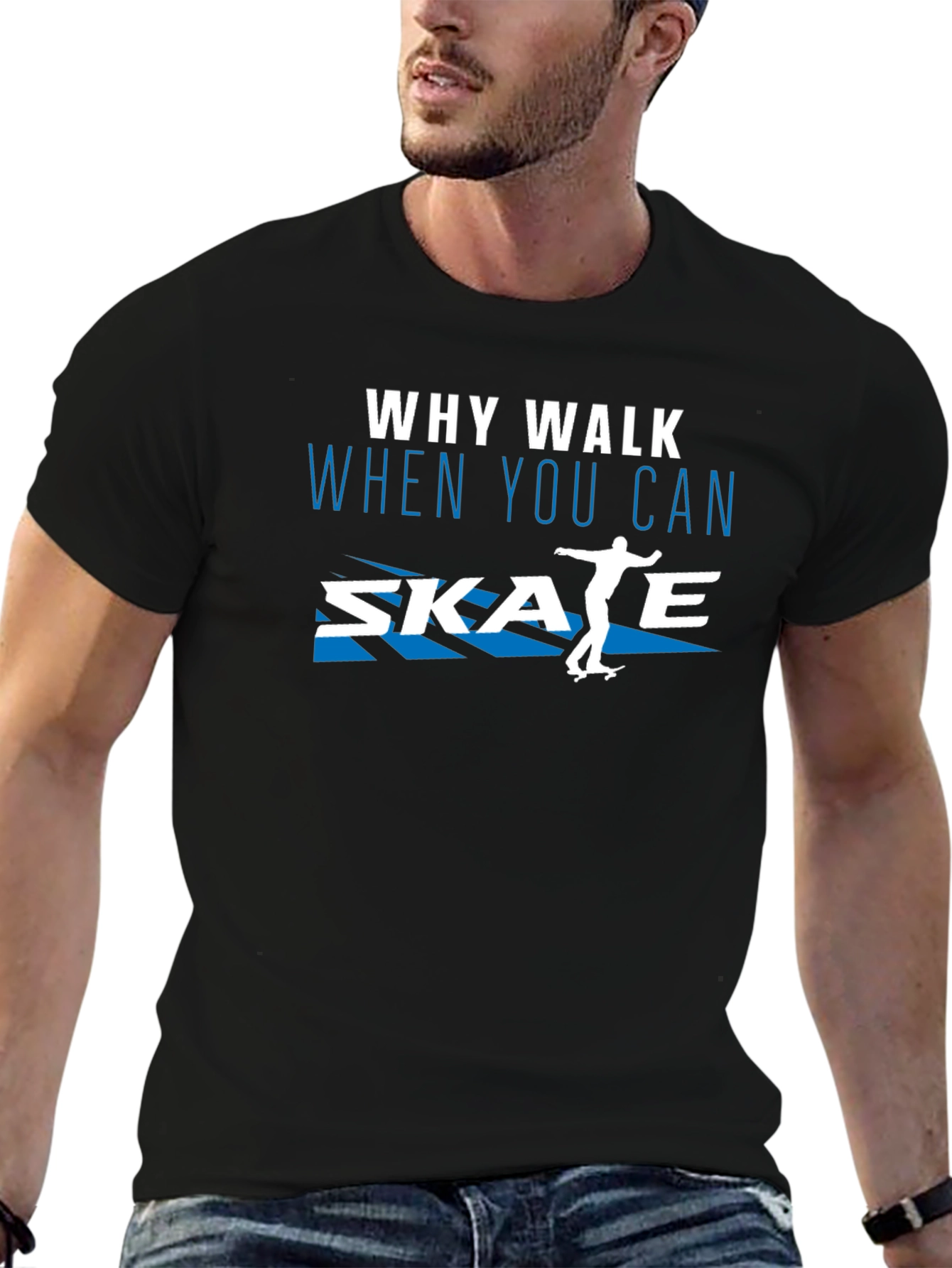 Why Walk Skate T-Shirt | Skateboard Tee