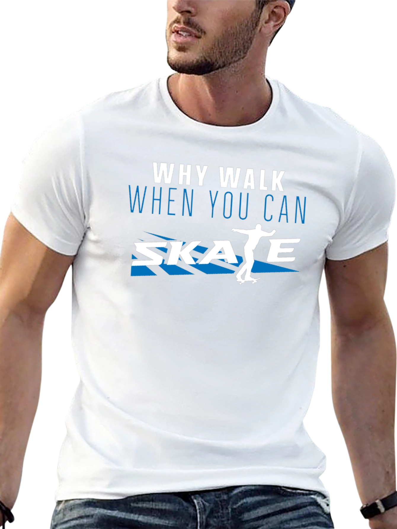 Why Walk Skate T-Shirt | Skateboard Tee