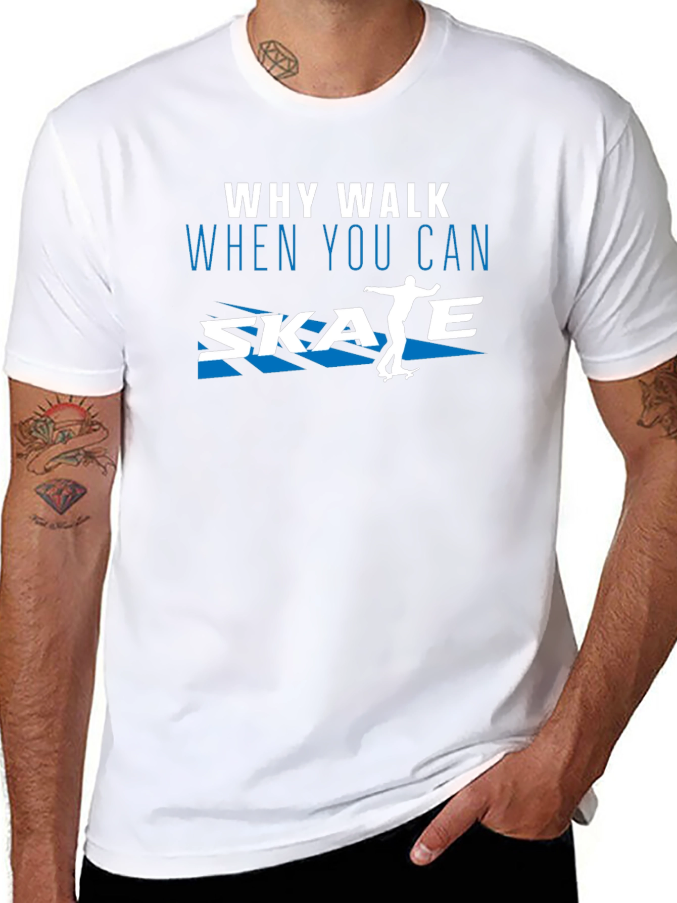 Why Walk Skate T-Shirt | Skateboard Tee