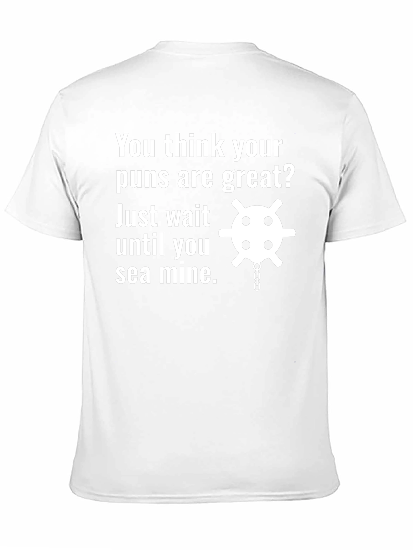 Funny Sea Mine Pun T-Shirt - Ocean Humor