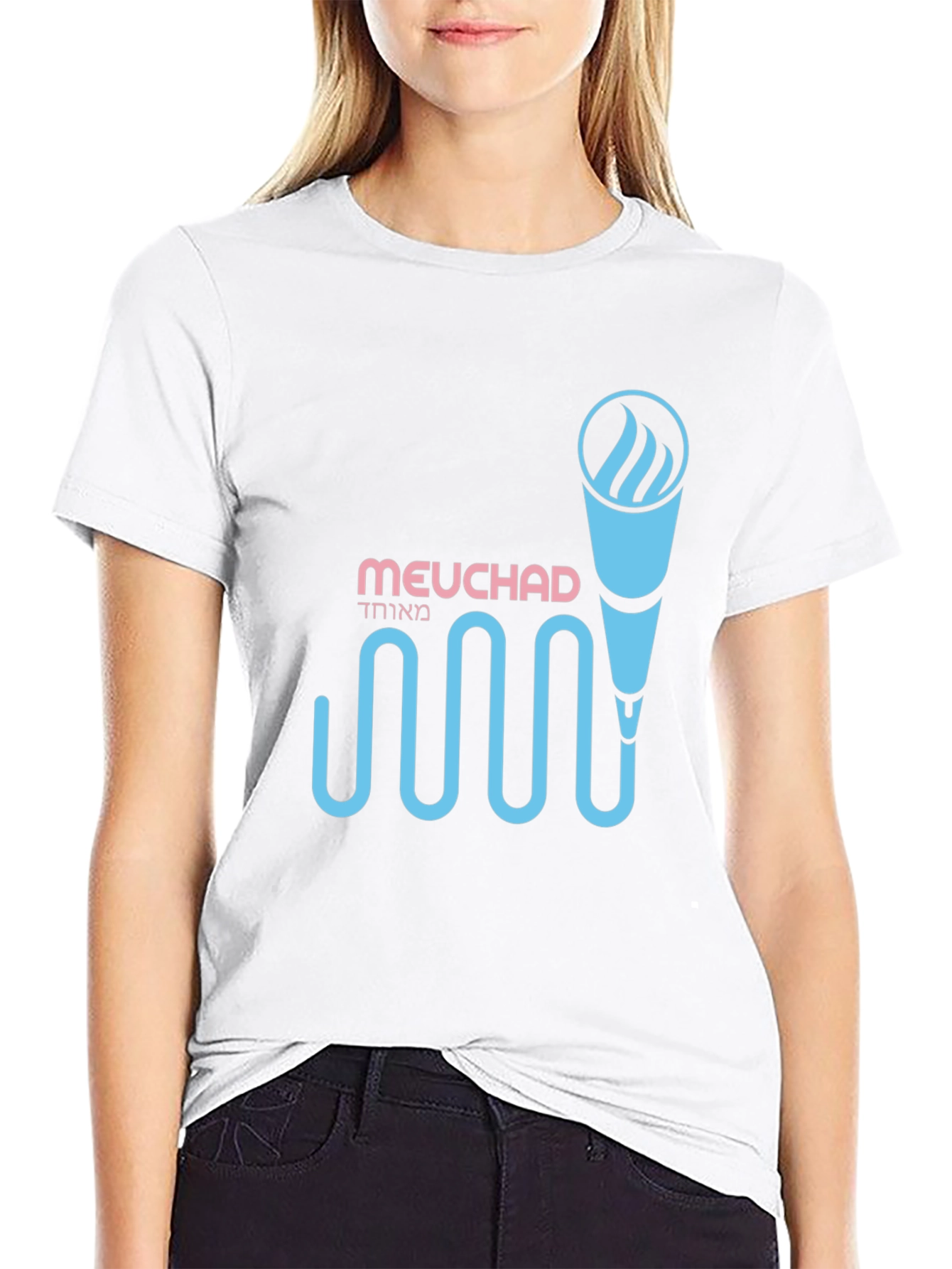 Meuchad Mic Graphic Black T-Shirt