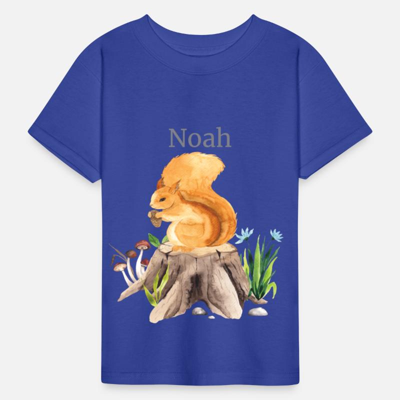Waldtier Squirrel Flowers Name Noah