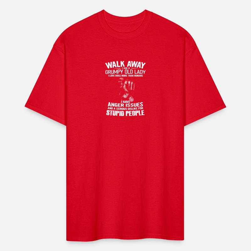 Walk Away I m A Grumpy Old Lady T Shirt