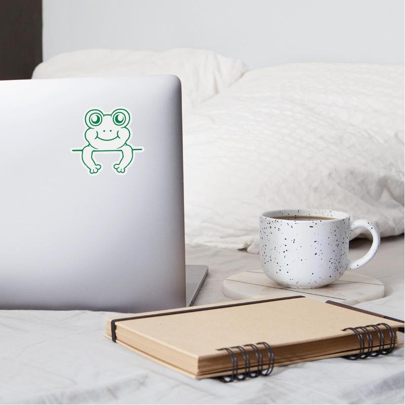 Wall frog sign comic
