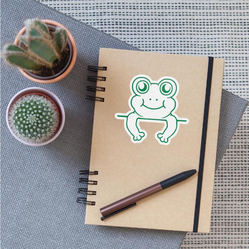 Wall frog sign comic