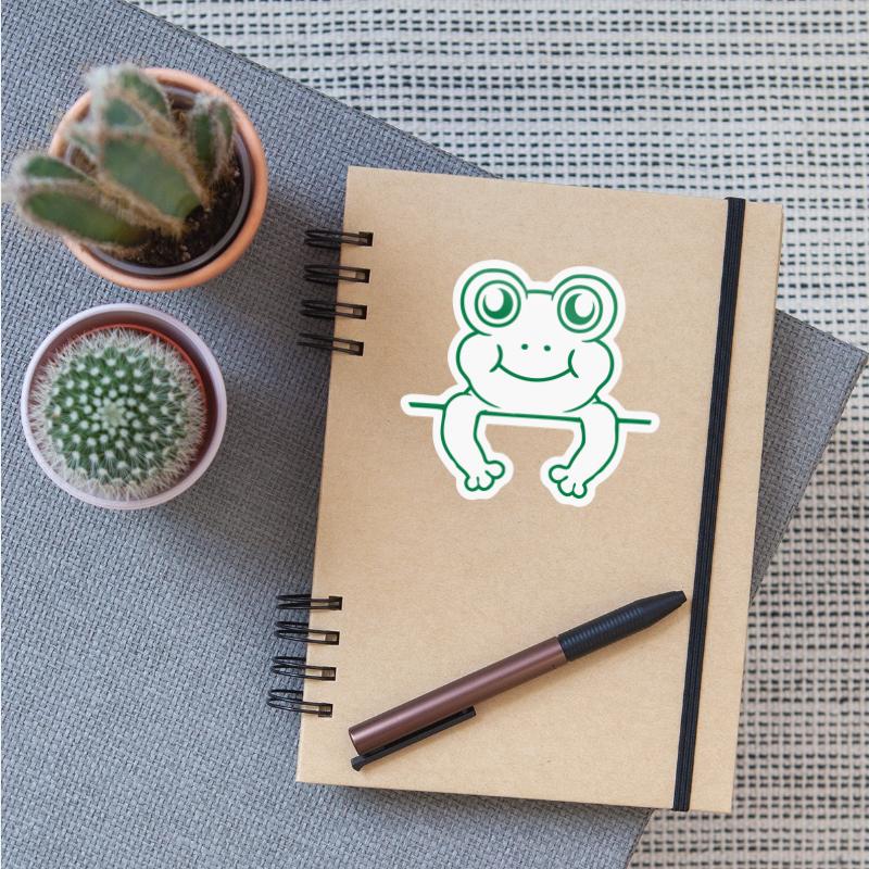 Wall frog sign comic