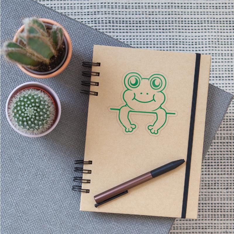 Wall frog sign comic